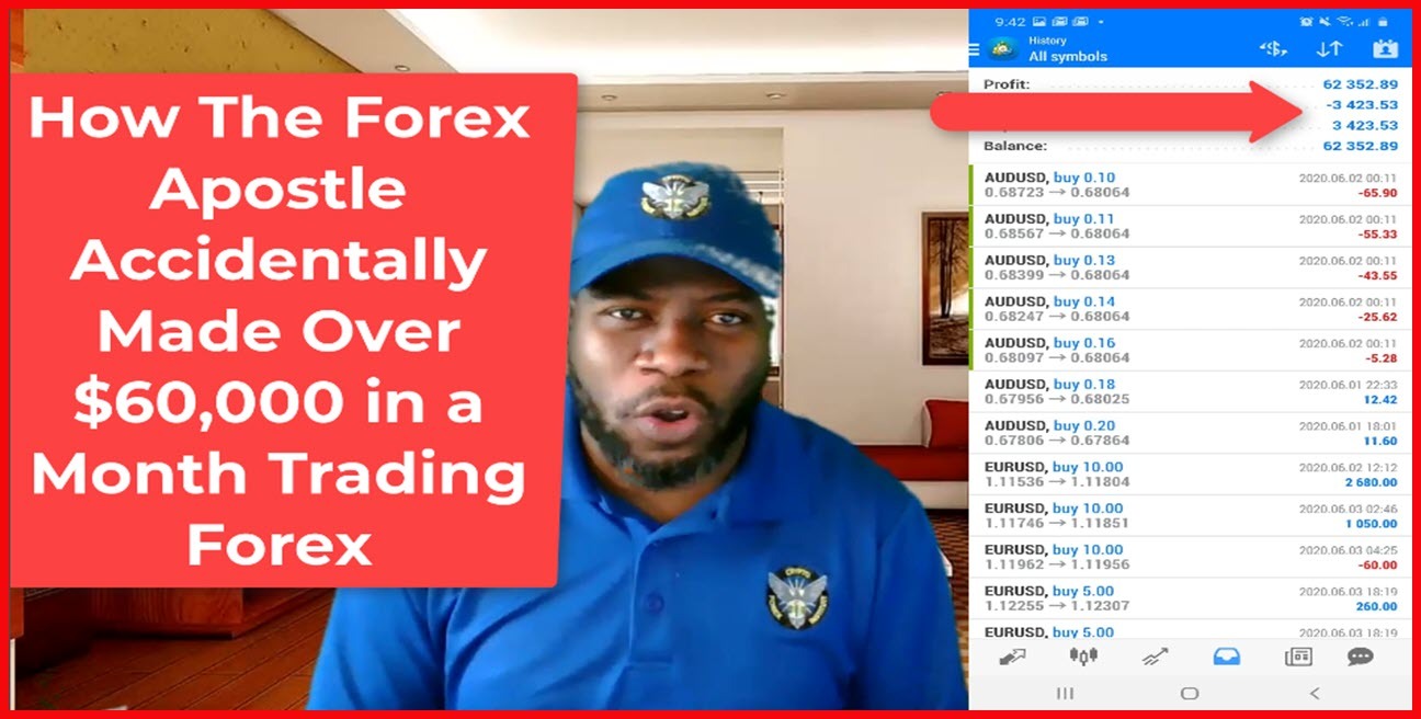 How The Forex Apostle Accidentally Made Over $60,000 Trading Forex in a Month
